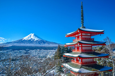 富士山。