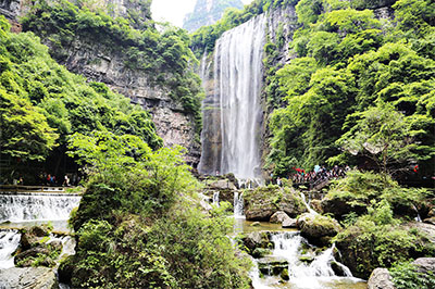 【宜昌】清江畫(huà)廊 清江方山絕壁棧道 玻璃棧道 三峽大瀑布三日游_4